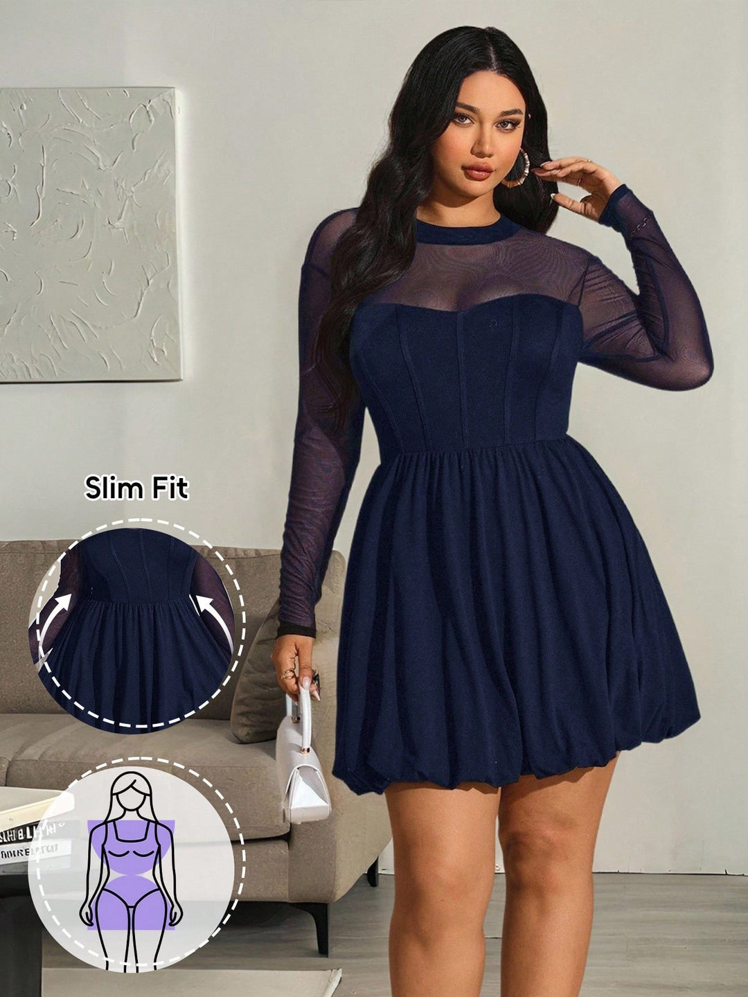 SHEIN ruha, kék