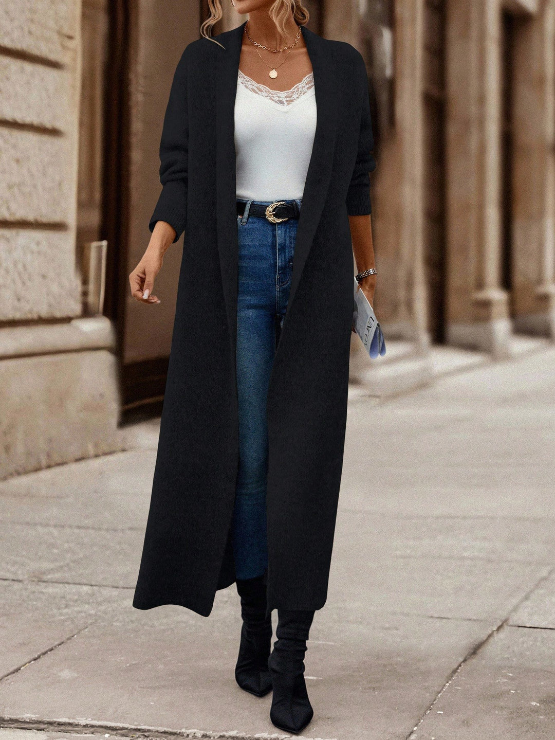 Cardigan SHEIN, negru