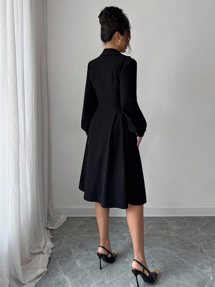 Rochie midi SHEIN, negru