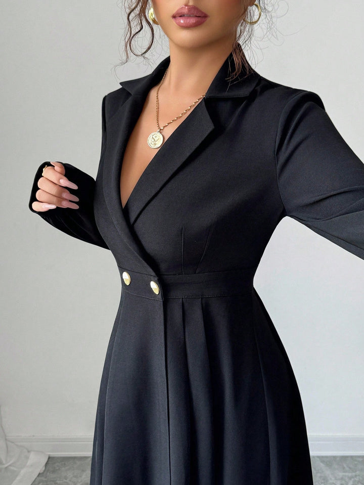 Rochie midi SHEIN, negru