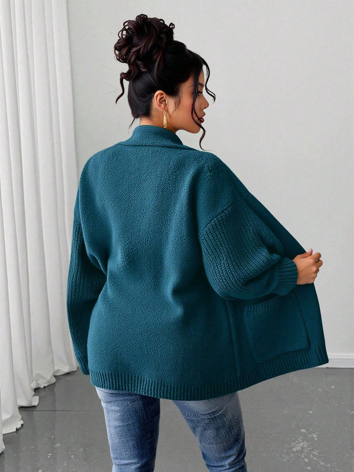 Cardigan SHEIN, albastru