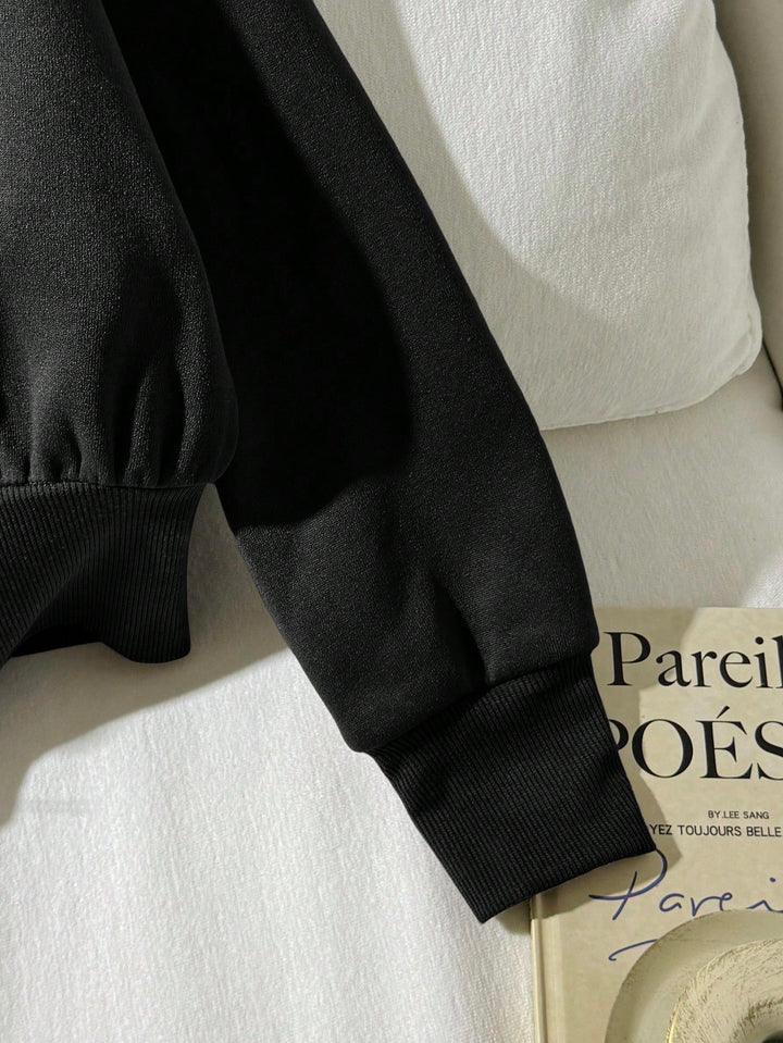 Hanorac SHEIN, negru