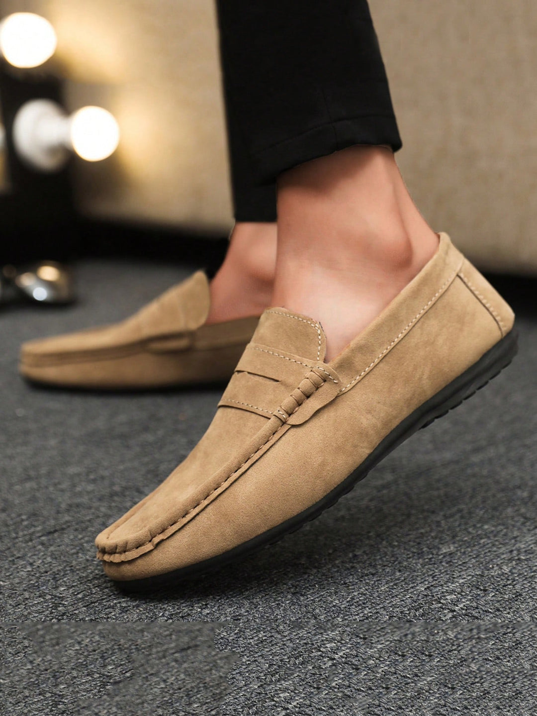Mocasini SHEIN, bej