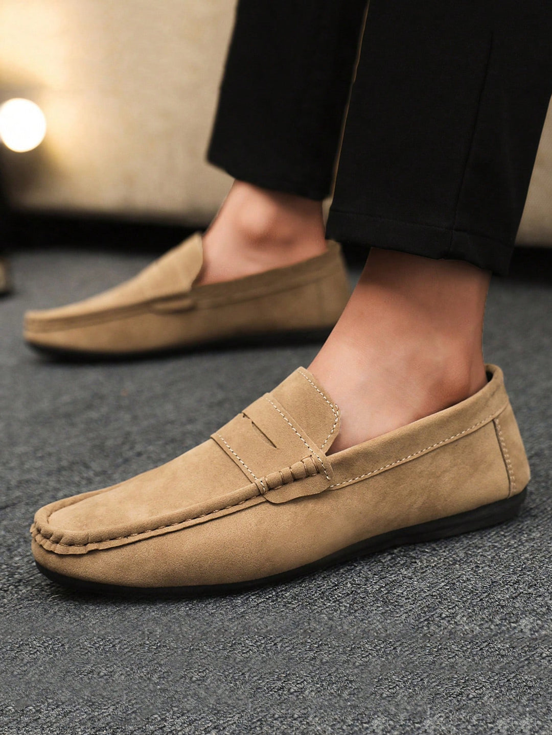 Mocasini SHEIN, bej