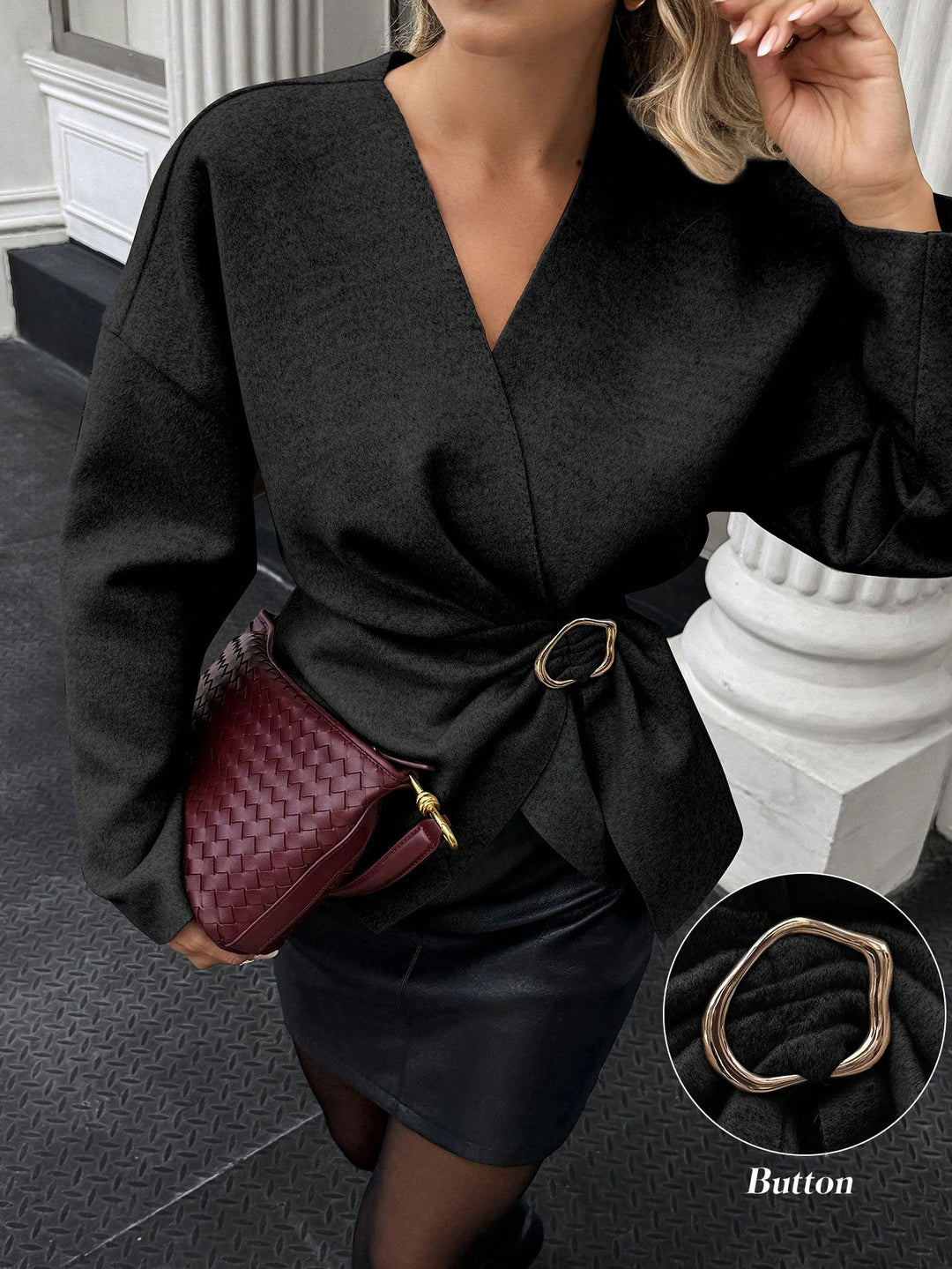 Palton SHEIN, negru