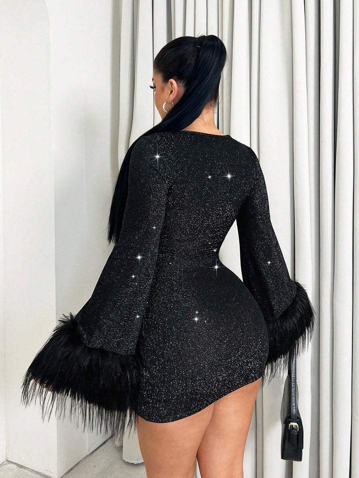 Rochie scurtă SHEIN, negru