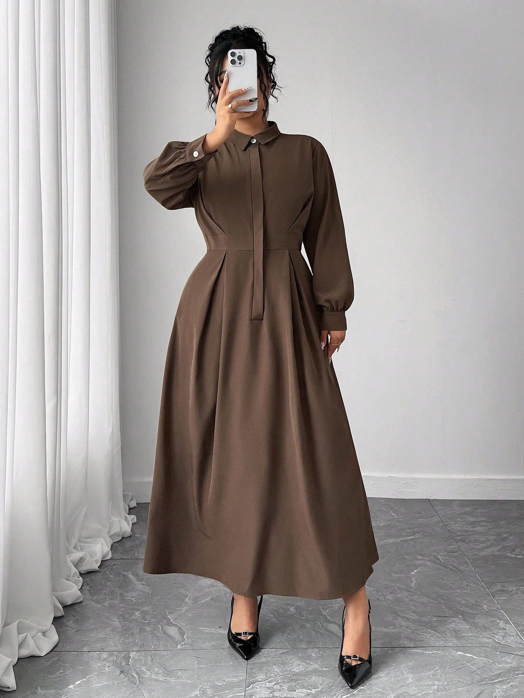 Rochie SHEIN, maro