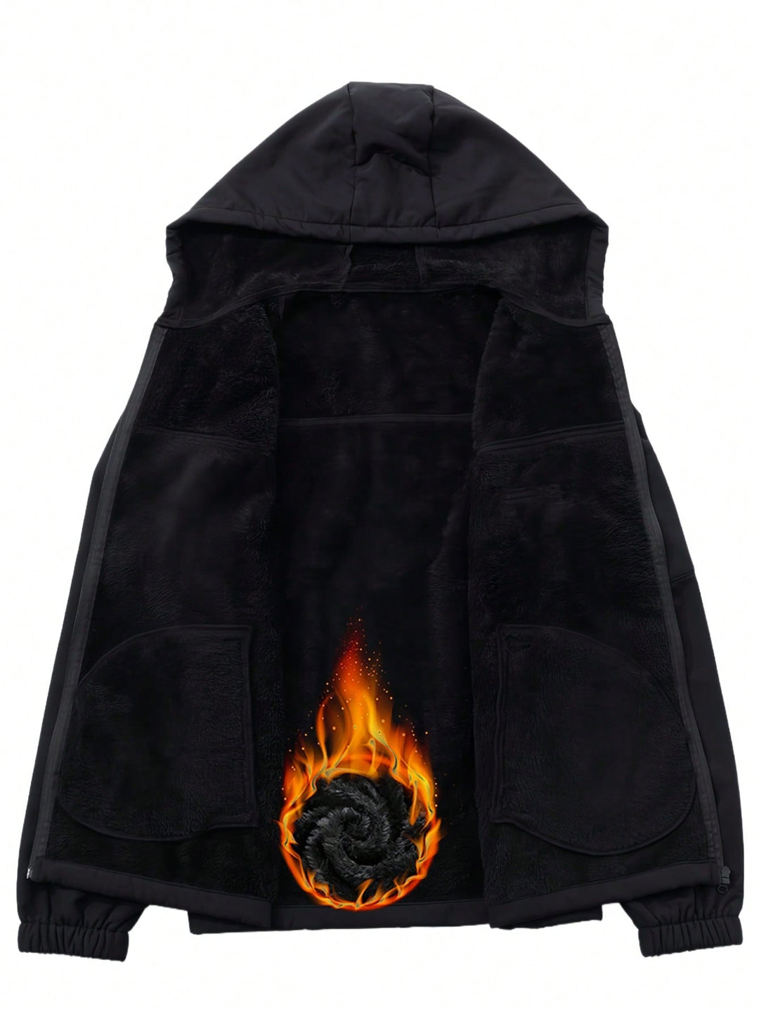 Geacă outdoor SHEIN, negru