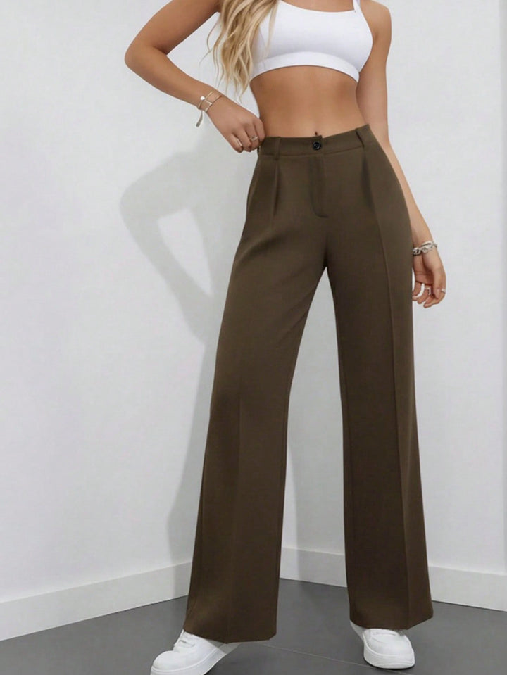 Pantalon SHEIN, maro