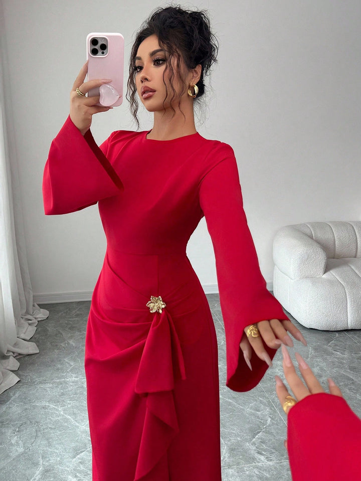 Rochie maxi SHEIN, roșu