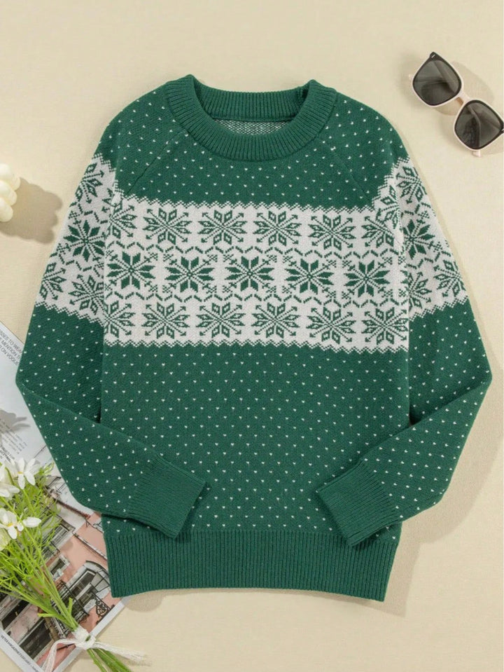 Pulover SHEIN, verde
