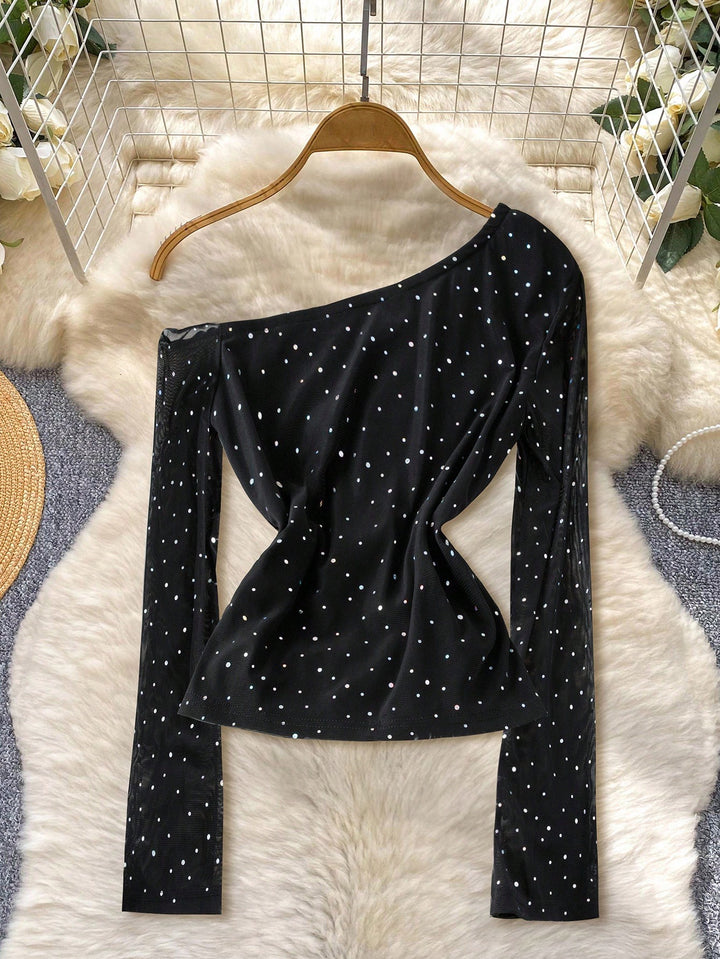 Top SHEIN, negru