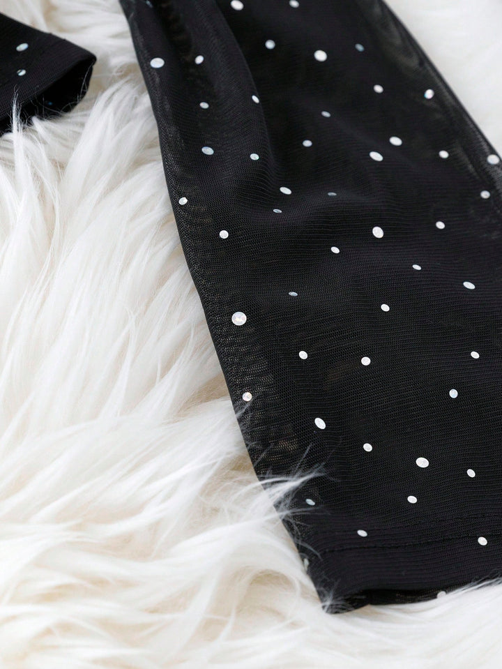 Top SHEIN, negru