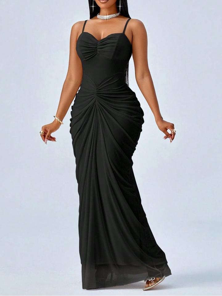 Rochie maxi SHEIN, negru