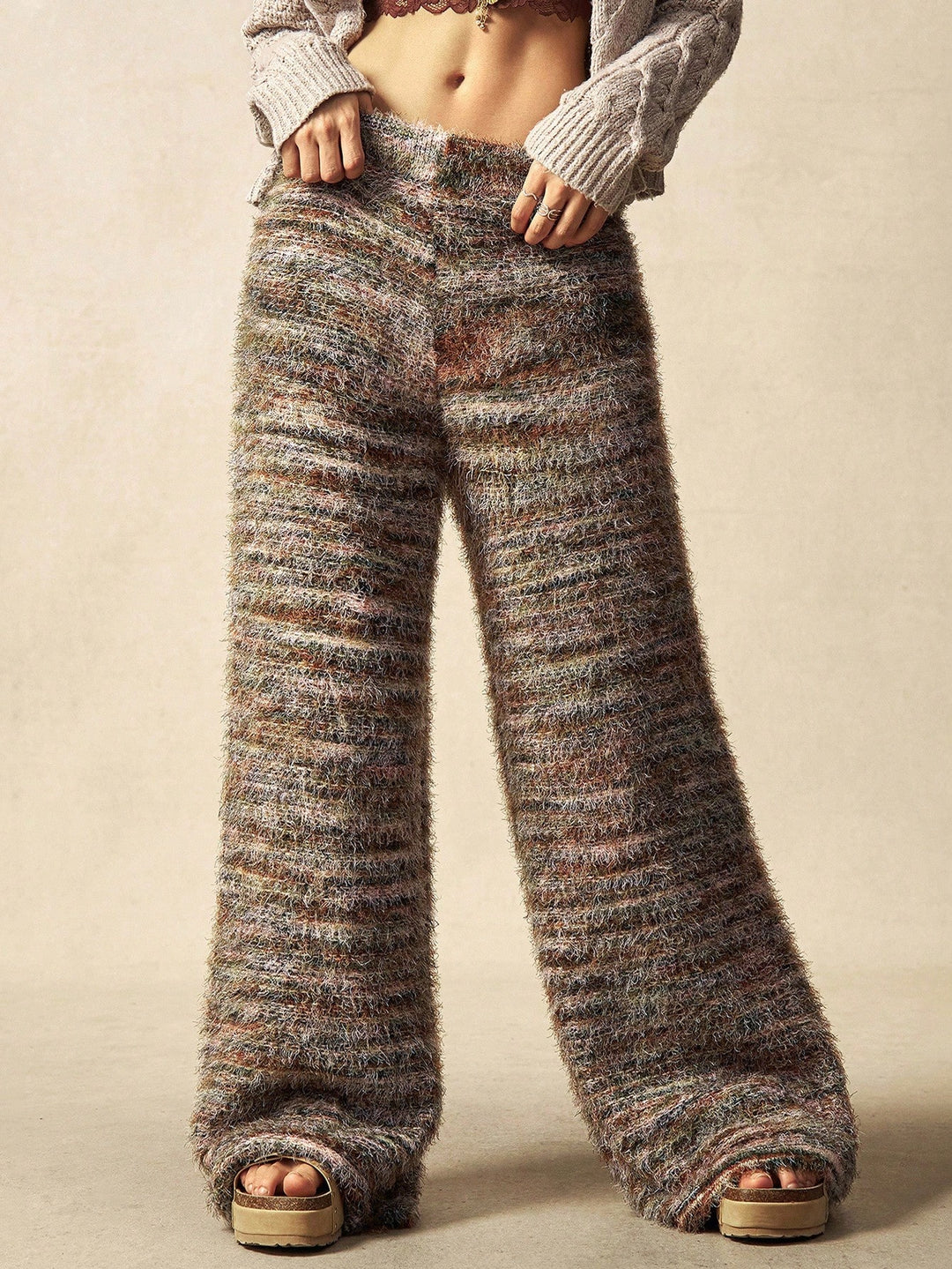 Pantaloni SHEIN, kaki
