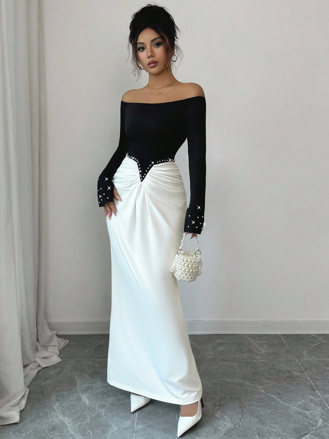 Rochie maxi SHEIN, mix culori