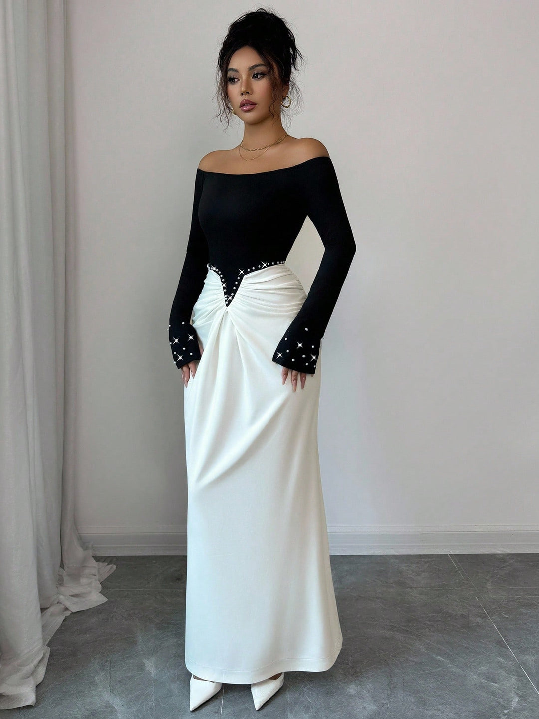 Rochie maxi SHEIN, mix culori