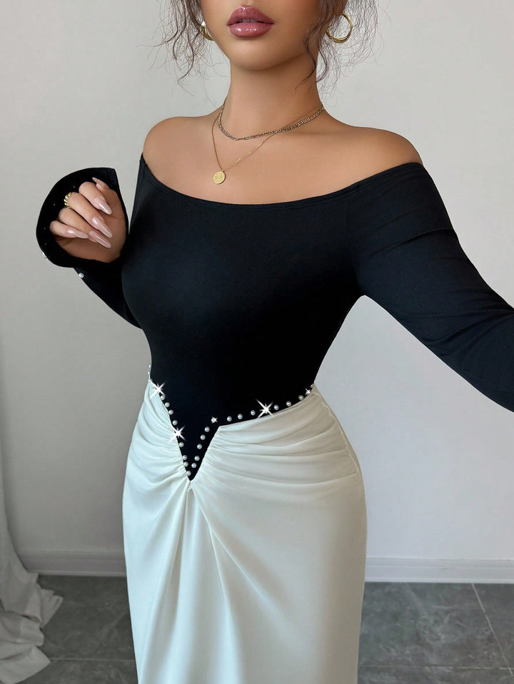 Rochie maxi SHEIN, mix culori