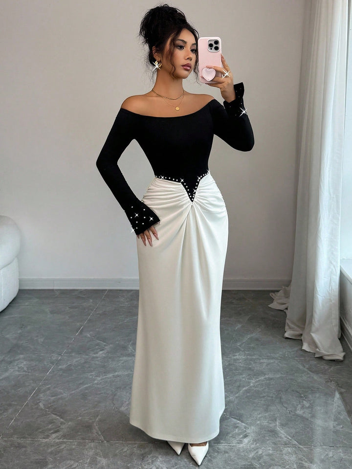 Rochie maxi SHEIN, mix culori