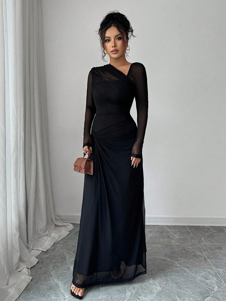 Rochie maxi SHEIN, negru