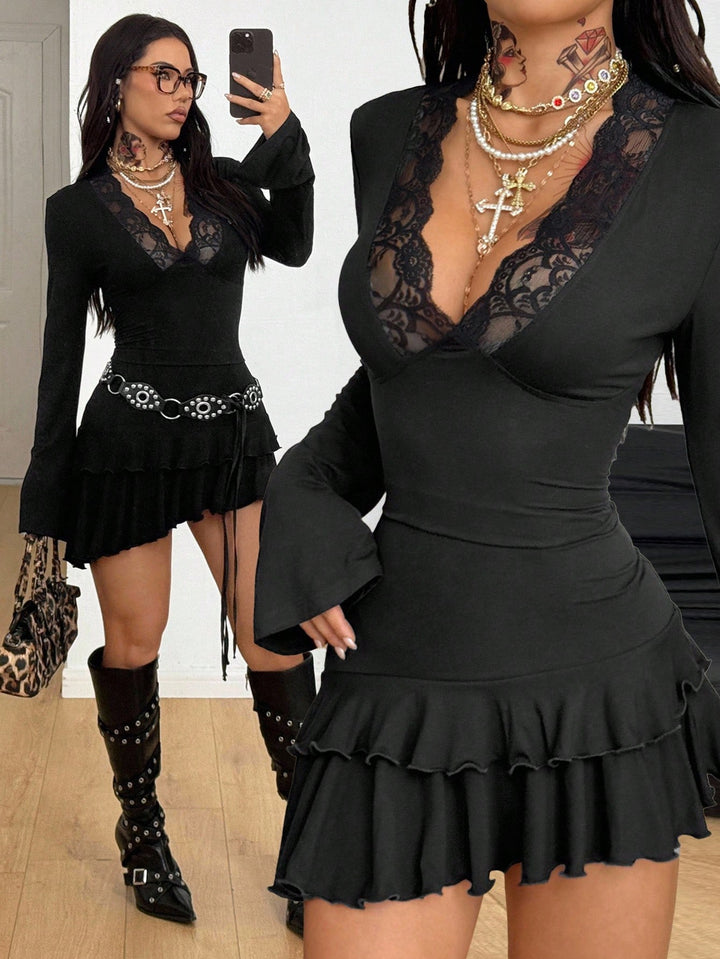 Rochie mini SHEIN, negru