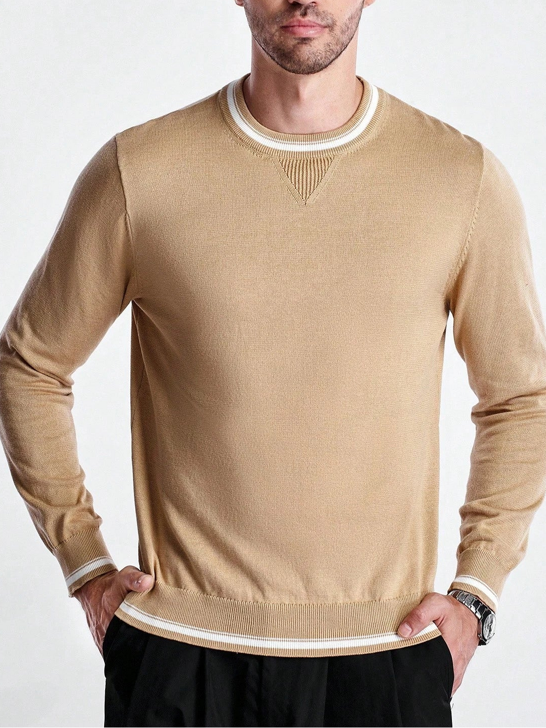 Shein pulóver, barna