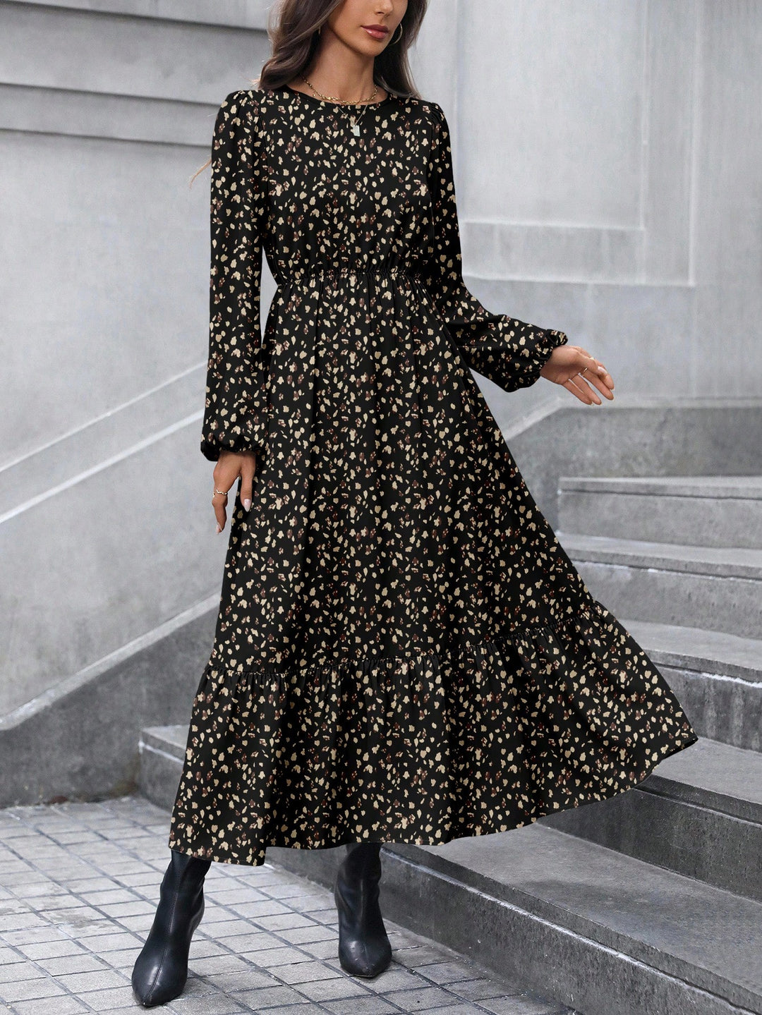 Rochie maxi SHEIN, mix culori