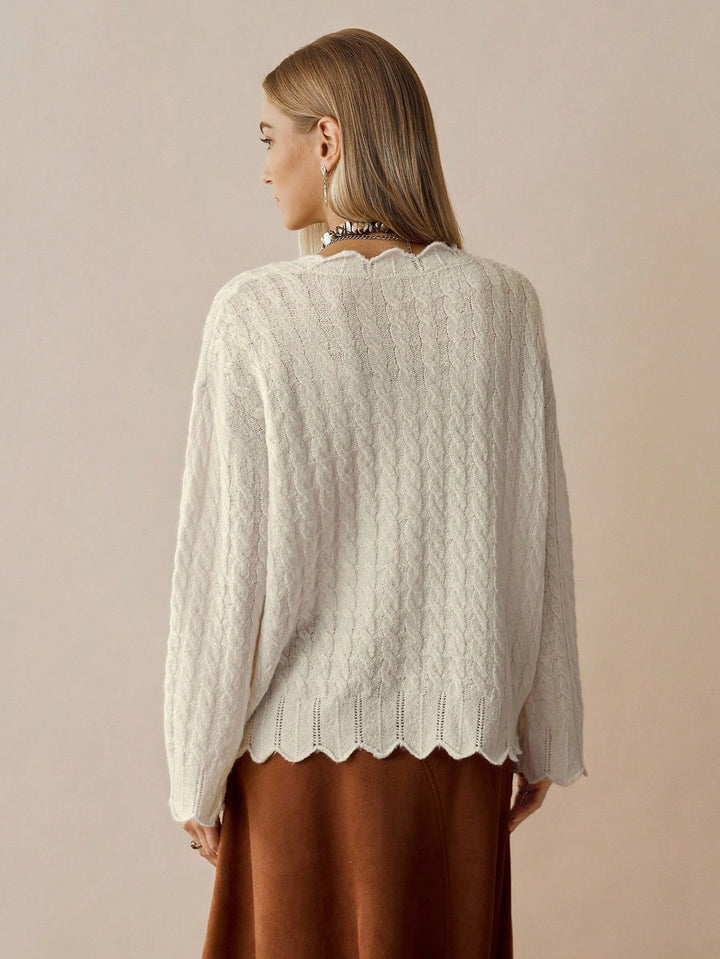 Cardigan SHEIN, portocaliu