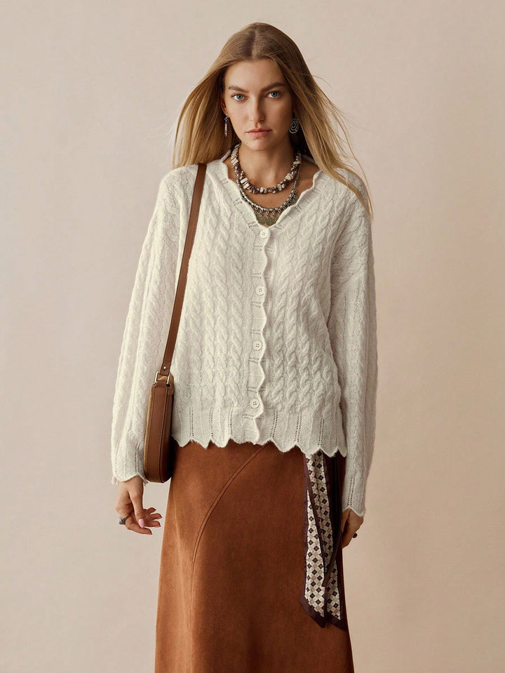 Cardigan SHEIN, portocaliu