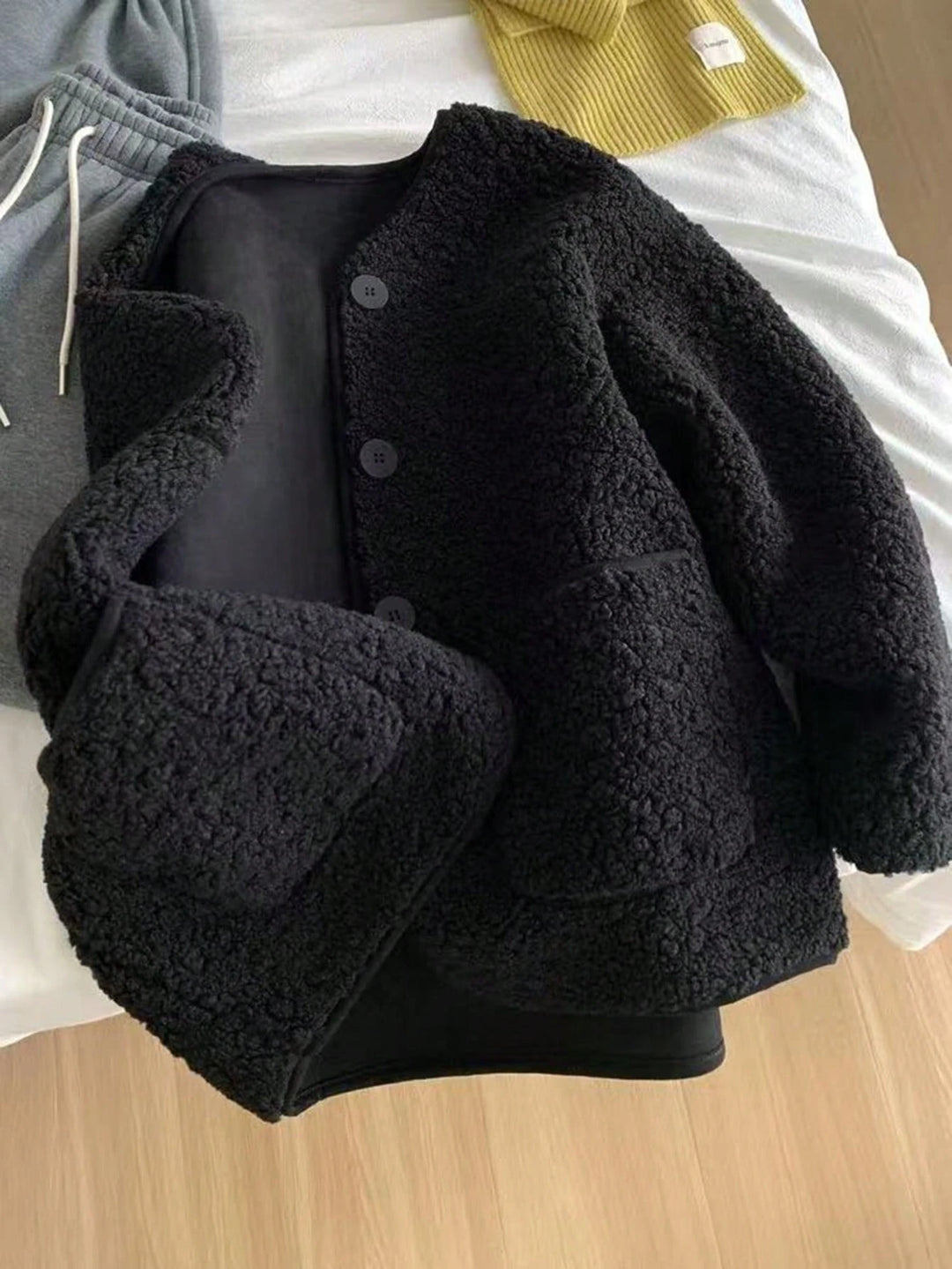 Jachetă SHEIN, negru