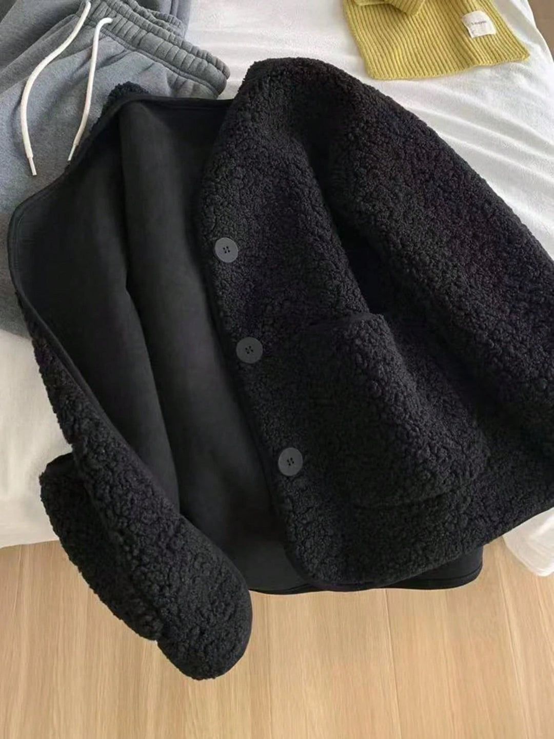 Jachetă SHEIN, negru
