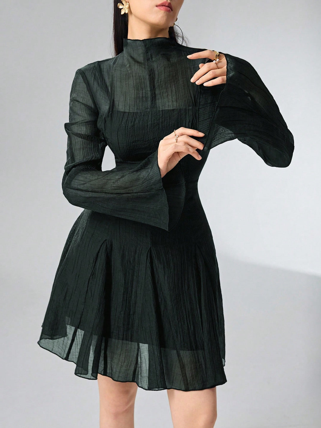 SHEIN mini ruha, zöld