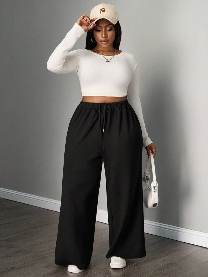 Pantaloni SHEIN, negru