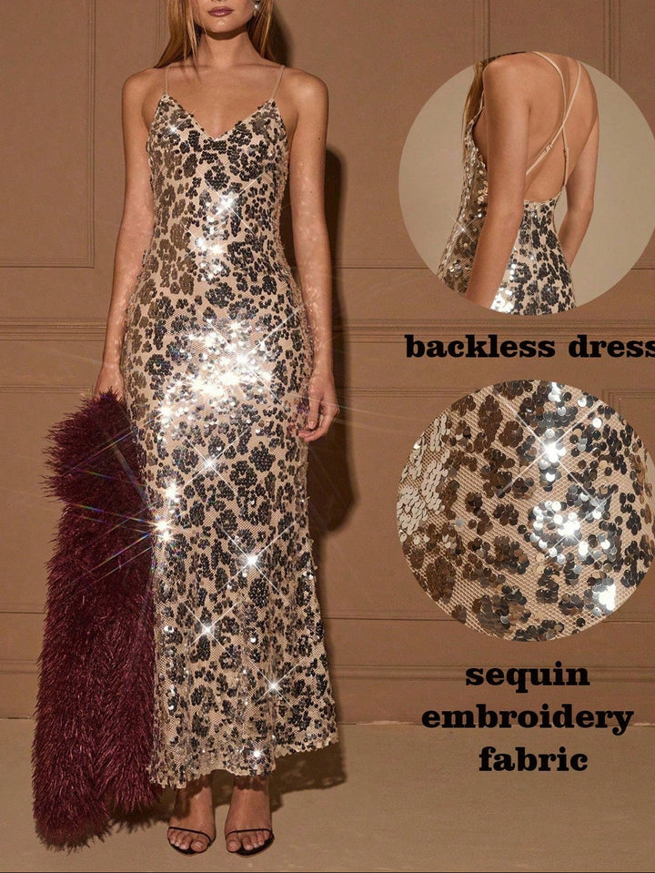 Rochie midi Shein, argintiu