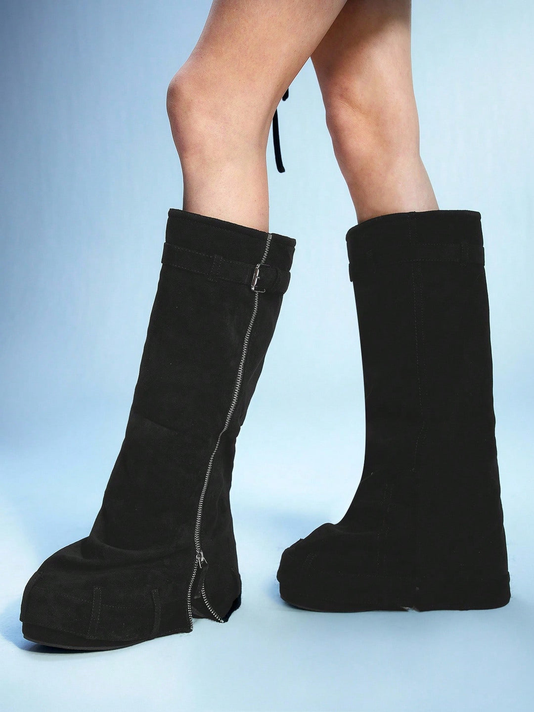 SHEIN Csizma, fekete