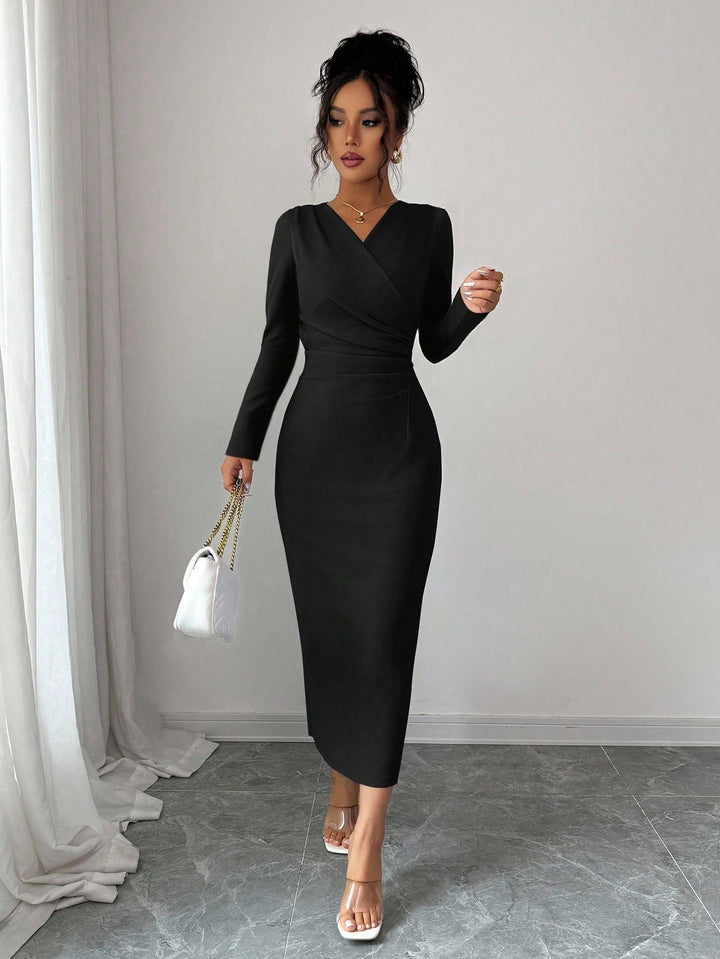 Rochie maxi SHEIN, negru
