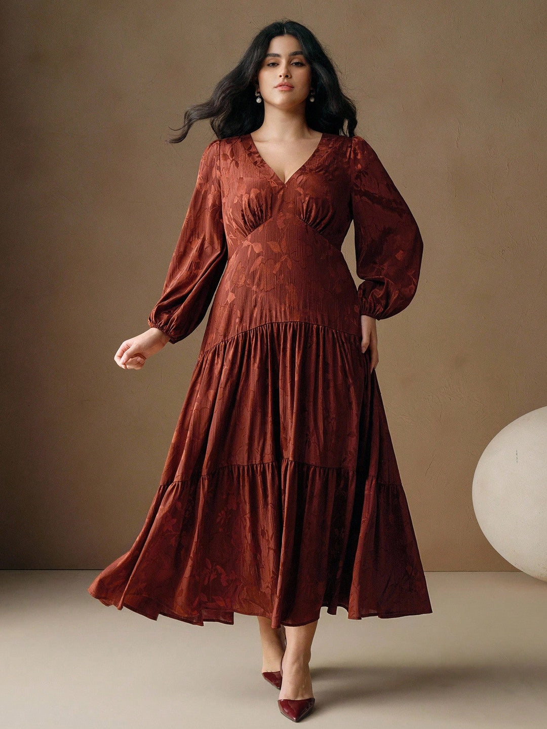 Rochie SHEIN, maro