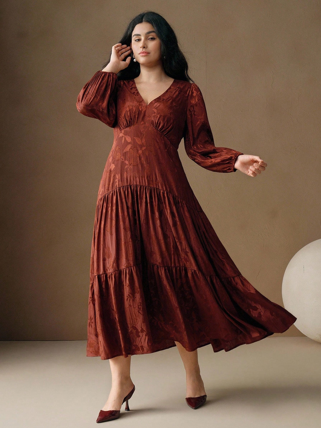 Rochie SHEIN, maro