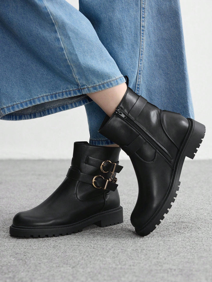 SHEIN csizma, fekete