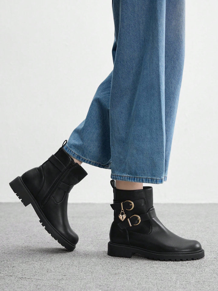 SHEIN csizma, fekete
