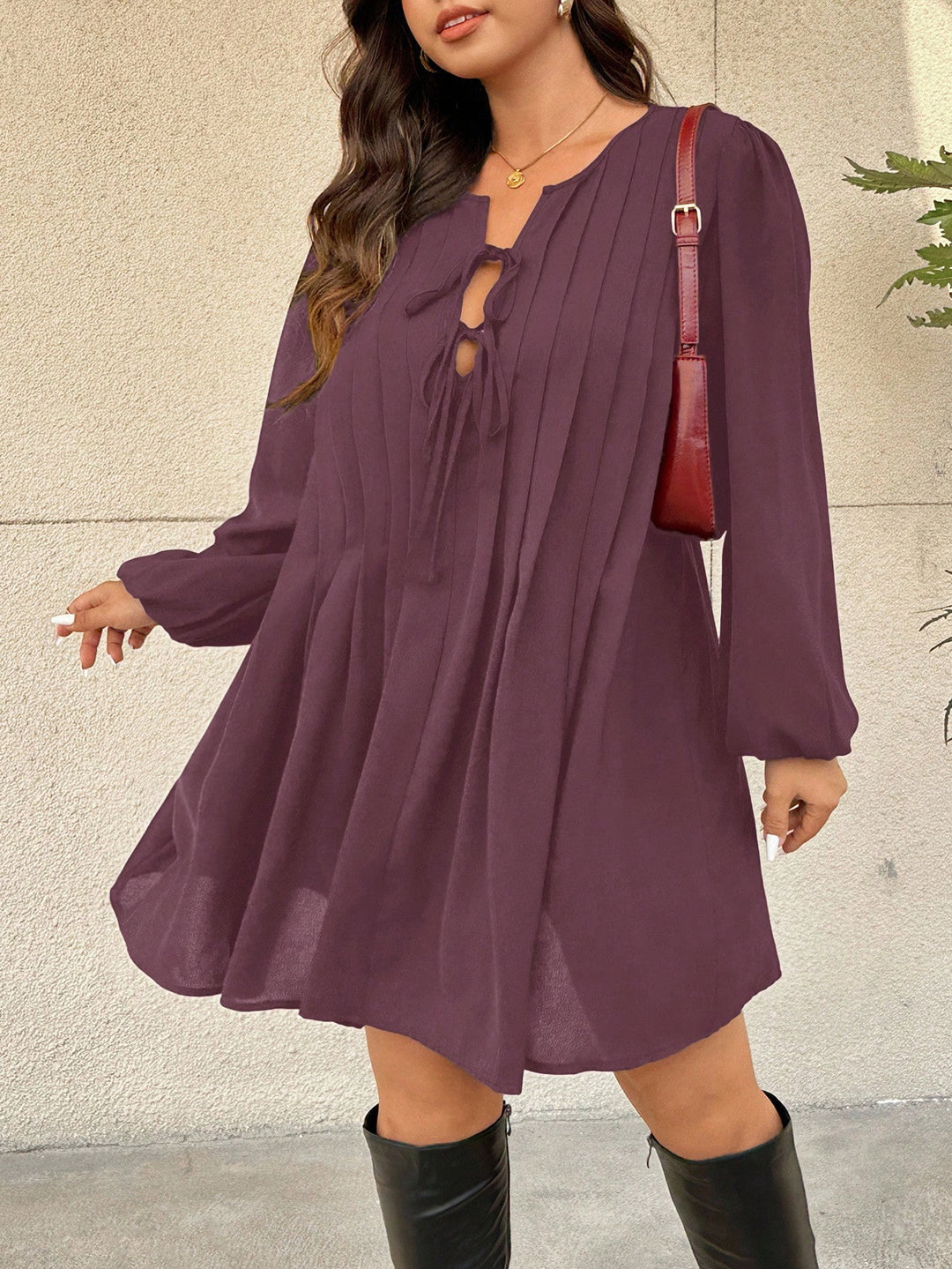 Rochie SHEIN, maro