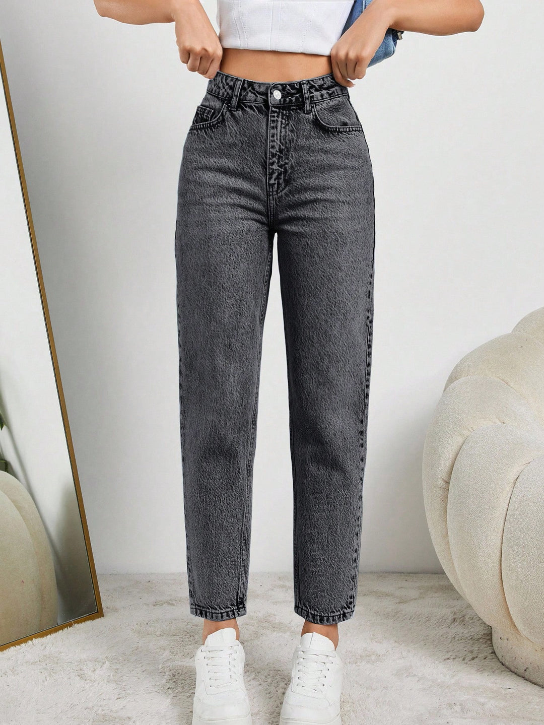 Jeans SHEIN, gri