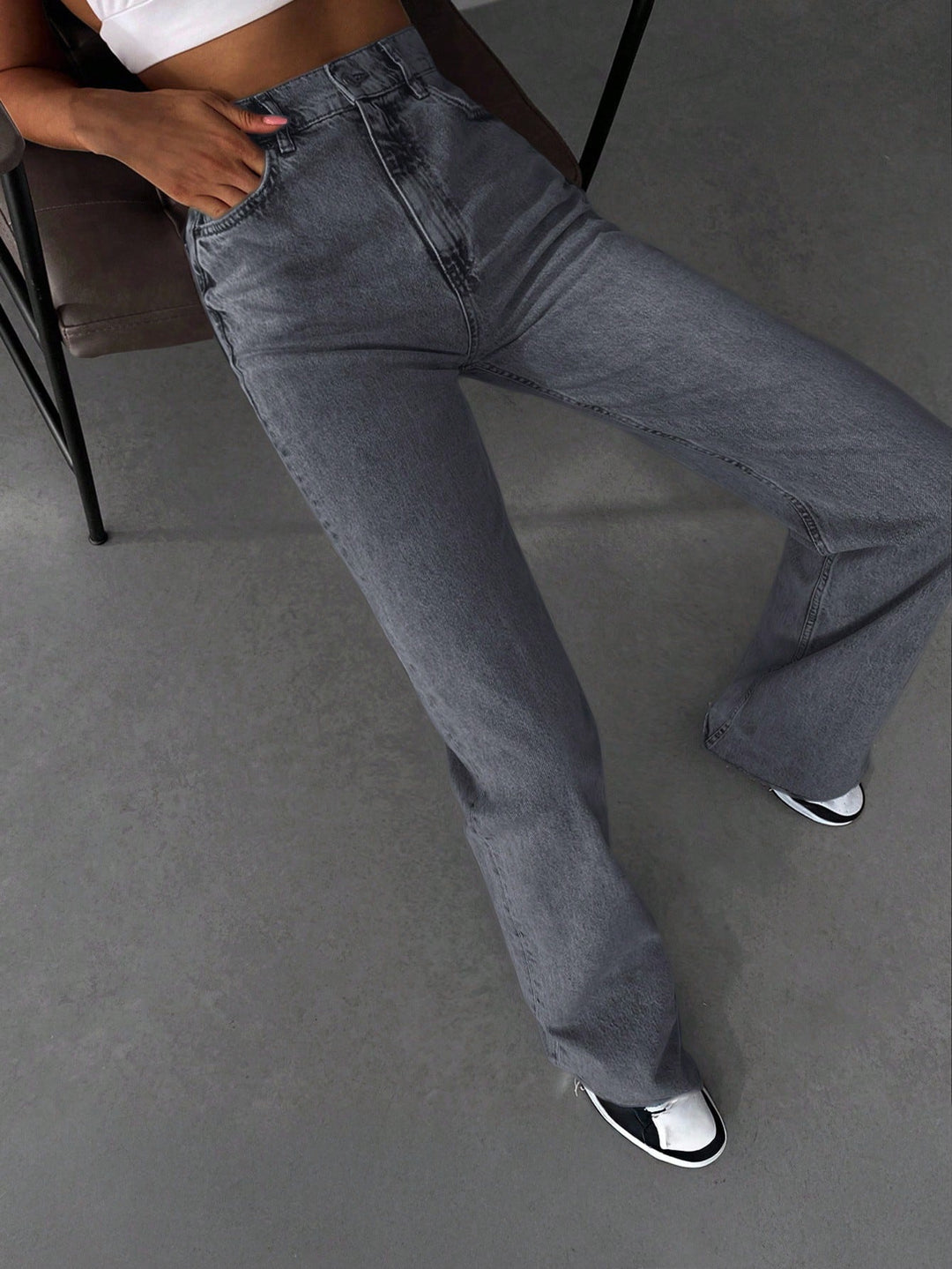 Jeans Shein, Gri