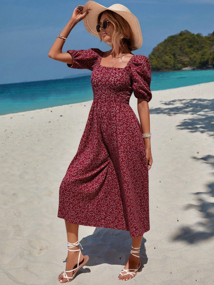 Rochie midi SHEIN, mix culori