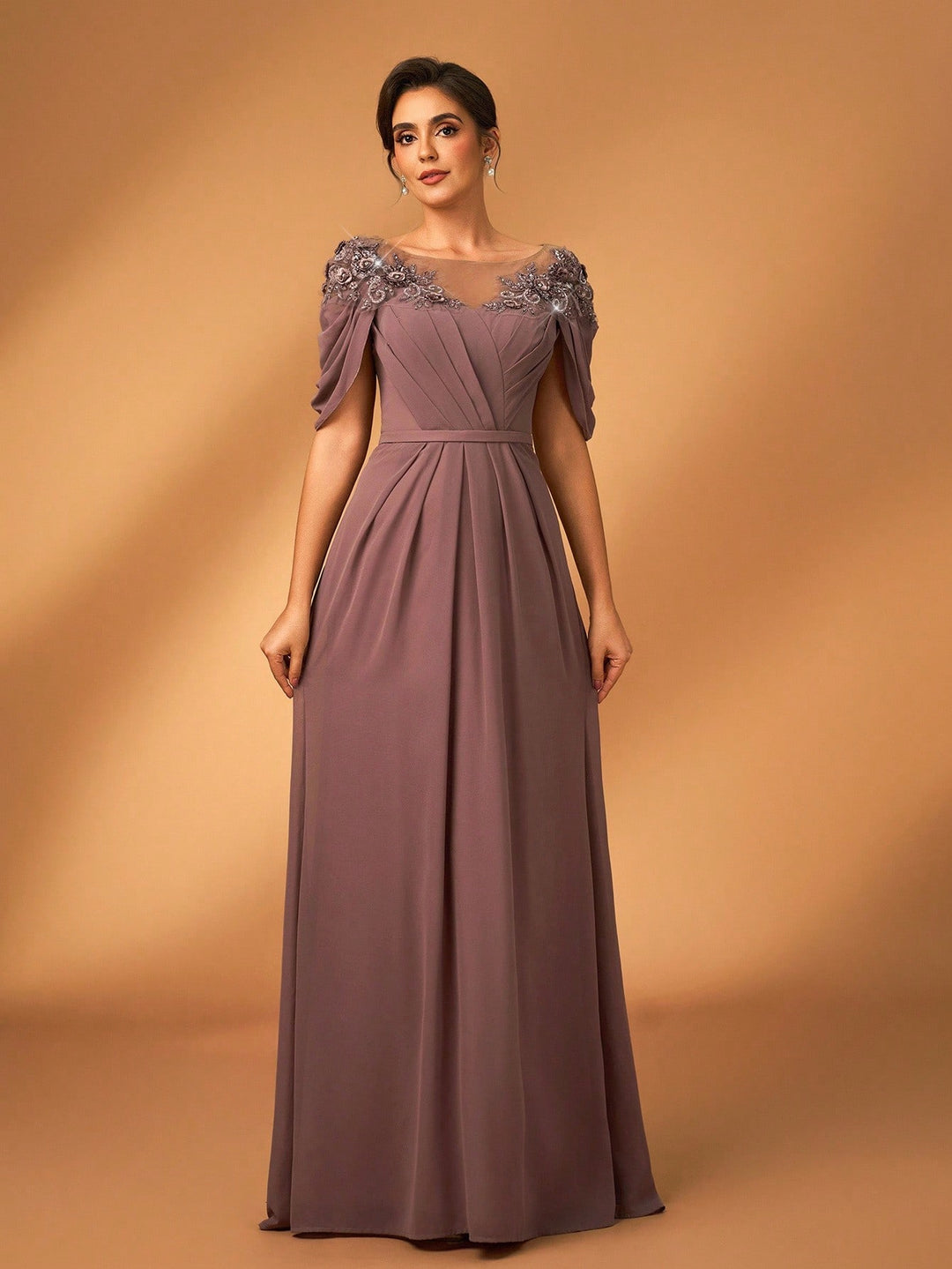 Rochie de ocazie SHEIN, mov