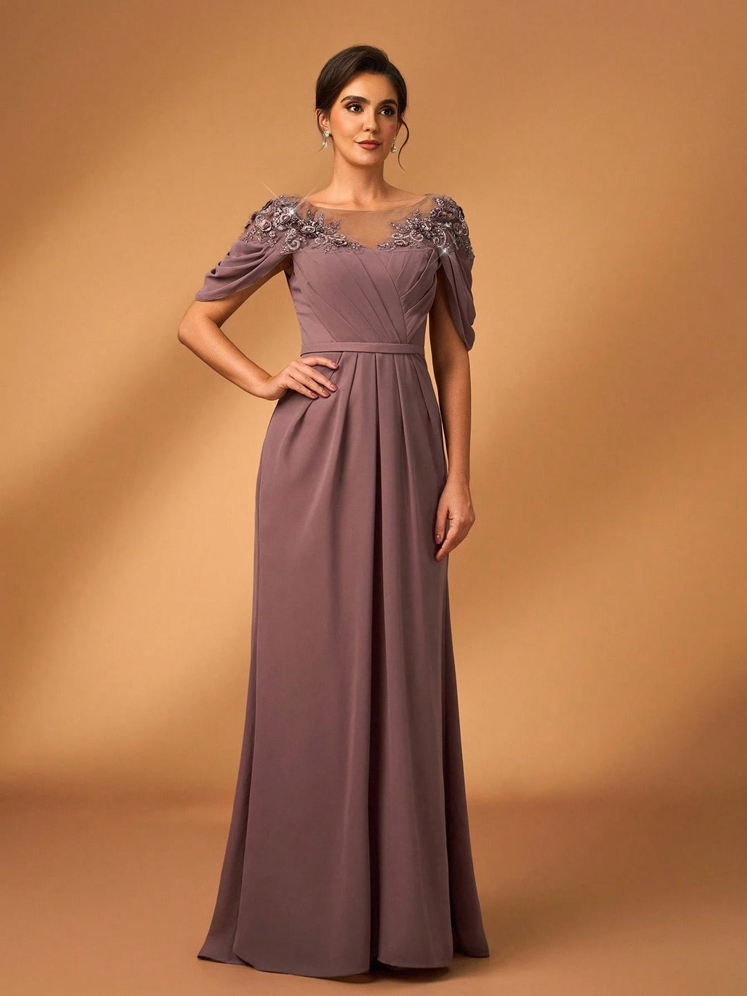 Rochie de ocazie SHEIN, mov