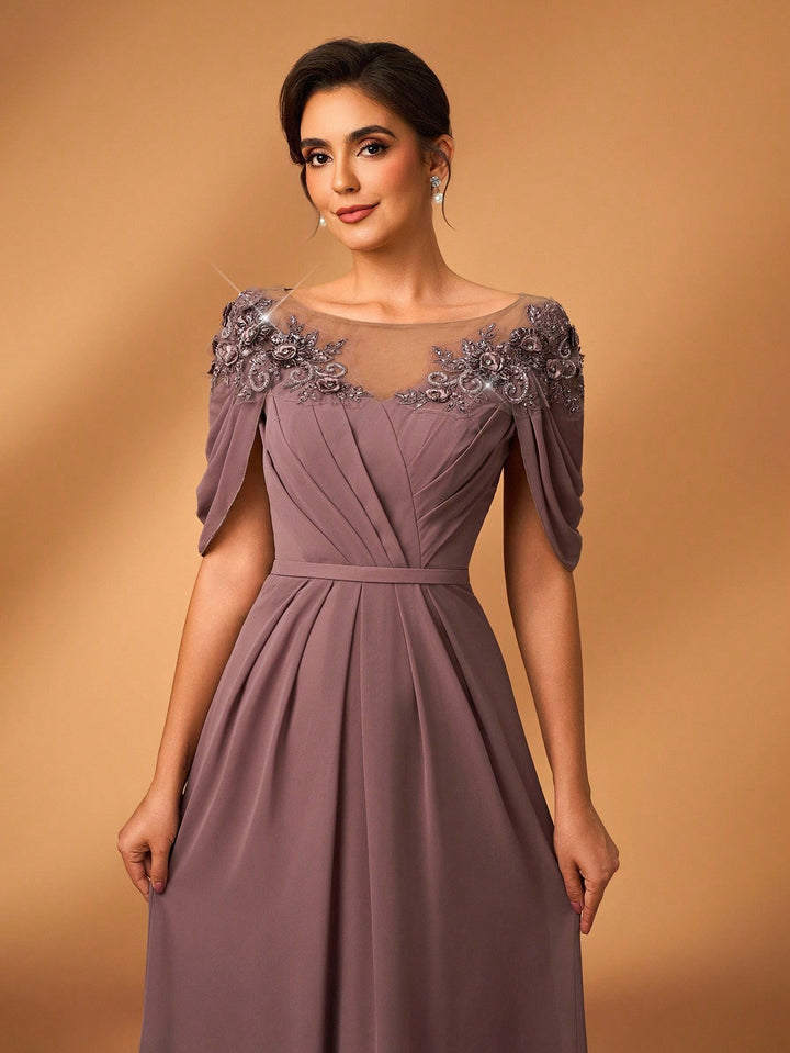 Rochie de ocazie SHEIN, mov