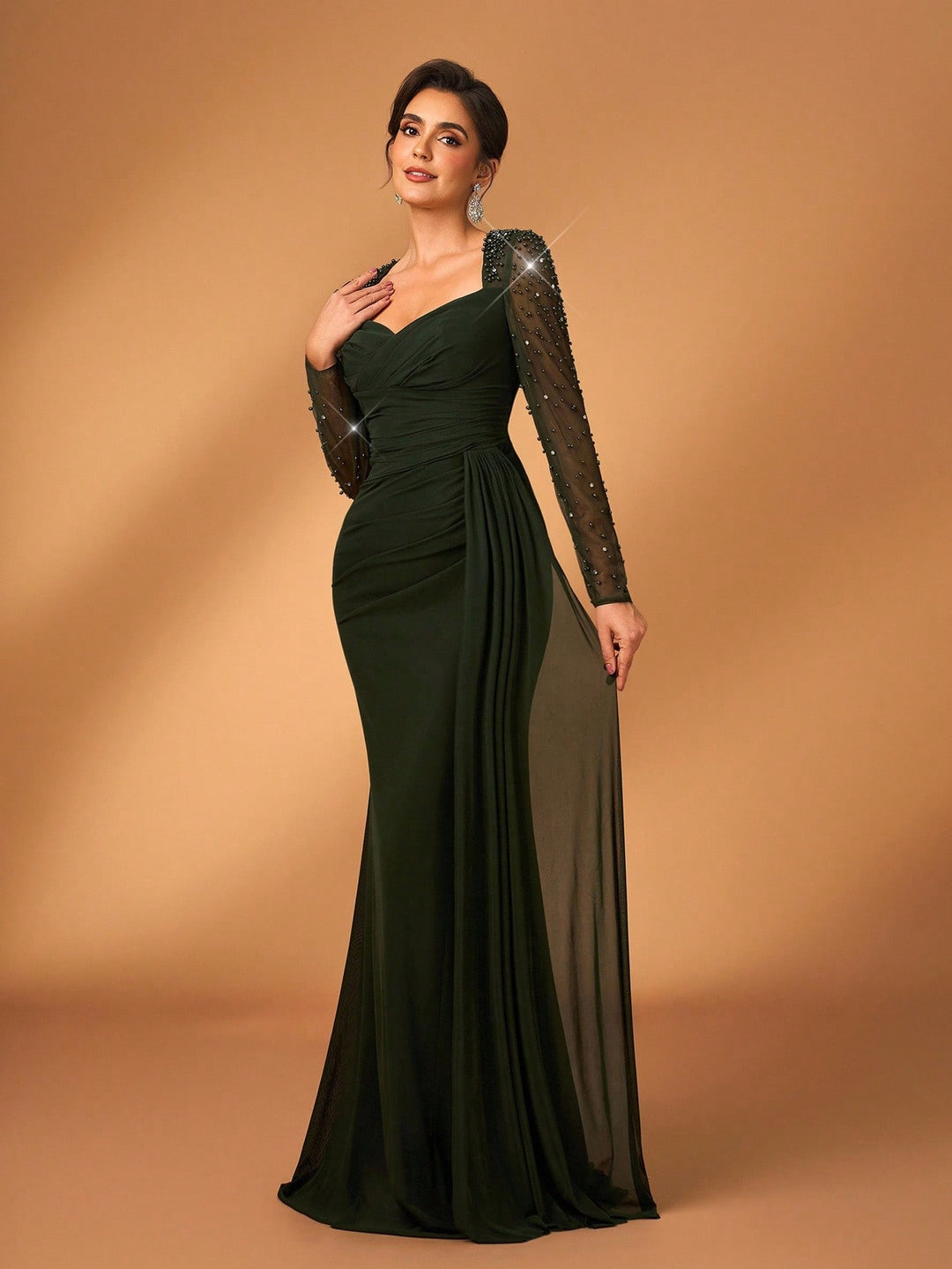 Rochie SHEIN, kaki