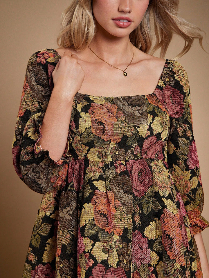 Rochie mini SHEIN, maro