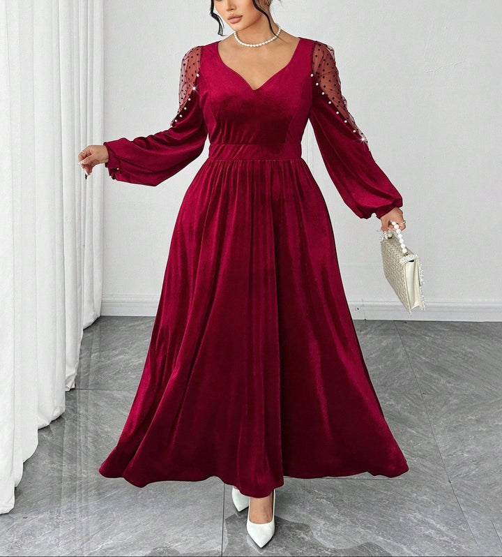 Rochie de ocazie SHEIN, vișiniu